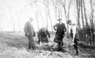 Burial of a dog in the grounds of Whirlow House, No. 480 Ecclesall Road South. Home of Edgar Allen, steel manufacturer