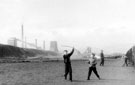 Children playing near Nunnery colliery