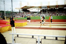Dean Mellor, Rotherham Harriers on the runway in the Mens Pole Vault, AAA's Championships, Don Valley Stadium