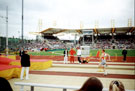 Mark Johnson, Haringay on the runway in the Mens Pole Vault, AAA's Championships, Don Valley Stadium