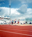 International Martin Steele, Longwood Harriers in the lead, Mens 1500 metres, Yorkshire Championships, Don Valley Stadium