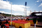 Nicole Reiger, Germany attempting a height in the Womens Pole Vault, McDonalds Games Athletics Meeting, DonValley Stadium, eventually finished 2nd with 3.92 Nicole Reiger, Germany attempting a height in the Womens Pole Vault, McDonalds Games Athletics Meeting, DonValley Stadium, eventually finished 2nd with 3.92