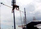 Kory Tarpenning, U.S.A clearing  5m 43 in the  Mens Pole Vault, McDonalds Games Athletics Meeting, DonValley Stadium