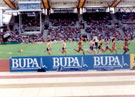 Mens 800m with Craig Winrow (centre of picture nearest the camera), McDonalds Games Athletics Meeting, DonValley Stadium