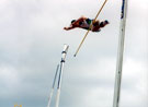 Reigning Olympic Champion Jean Galfione, France failing a height in the Mens Pole Vault, Securicor Games, Don Valley Stadium Reigning Olympic Champion Jean Galfione, France failing a height in the Mens Pole Vault, Securicor Games, Don Valley Stadium