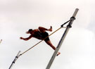 Okkert Brits, South Africa  clearing 5m 70 Mens Pole Vault, Securicor Games, Don Valley Stadium