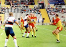 Sheffield Eagles Rugby League Club in action , Don Valley Stadium