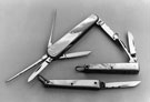 Royalty' set of pearl pocket-knives, originally an Ibberson pattern, produced by Stan Shaw