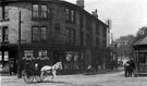 Nether Edge Tram Terminus, Nether Edge Road at junction of Machon Bank Road. Nether Edge Market in background Nether Edge Tram Terminus, Nether Edge Road at junction of Machon Bank Road. Nether Edge Market in background