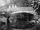 Brackenbury and Berwick families at Rivelin Footbridge, Rivelin Valley