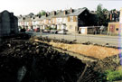 Site of a World War II reservoir to hold water for fire extinguishing; formerly No. 96 Bolsover Road (corner with Lindley Road) where the Antcliffe familywere killed by enemy action 15 December 1940