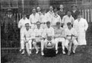 Cup winning English Steel Corporation Mid-Week Alliance cricket team