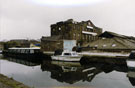 Foundry sheds at the derelict Thomas Turton and Sons, steel, tool steels and railway springs manufacturers, Sheaf Works, Maltravers Street viewed from the Canal Foundry sheds at the derelict Thomas Turton and Sons, steel, tool steels and railway springs manufacturers, Sheaf Works, Maltravers Street viewed from the Canal