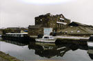 View: v02587 Foundry sheds at the derelict Thomas Turton and Sons, Sheaf Works, Maltravers Street viewed from the Canal