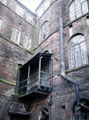 Features inside the courtyard, Butcher Works, Arundel Street