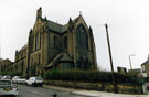 View: v02653 St. Peter's Church, Machon Bank and junction of Empire Road