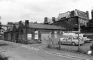 Wicker Lane showing the junction with Scholey Street and the rear properties Nos. 85 - 93 (former Midland Bank No. 89), The Wicker looking towards the junction with Andrew Lane and the Wicker Arches (extreme left)