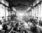 Vickers Ltd., River Don Works - north side, Crank Machine Shop, showing crank lathes