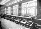 Vickers Ltd., River Don Works - South Machine Shop - finish turning large gun barrels