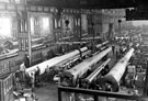 Vickers Ltd., River Don Works, South Machine Shop. Fitting breach mechanisms to large naval and heavy calibre guns.