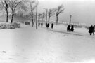 An enforced walk in the snow, Crookes Valley Road looking towards Oxford Street