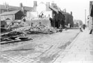 Demolition of property on Bolsover Street looking towards Winter Street