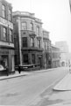 Pawson and Brailsford Ltd., printers (extreme left) and The Sheffield Club, No. 36 Norfolk Street with Mulberry Street between looking towards Thos. A. Ashton Ltd., engineers