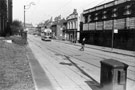 Derelict Scala Cinema and Nos. 28-30, S and E Co-op, Winter Street looking towards Sutton Street