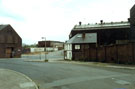 The Corner Pin public house, No. 235 and Firth Brown Tools Ltd., Carlisle Street East from Lyons Street looking towards Carwood Road