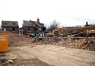 Demolition of housing on the east side of Cavendish Street looking towards Broomhall Street