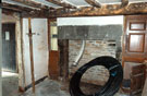 Restored fireplace, Hall Farm Cottage, No. 156 Hollow Lane, Mosborough