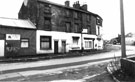 MK Fire Ltd.; Nos. 47-51 etc., Harvest Lane (left) and Affordable Furnishings (formerly the Sawmaker's Arms), No. 1 Neepsend Lane