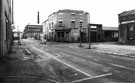 Ball Street showing Ball Street Bridge (right) and Lancaster Street with Cornish Works in the background