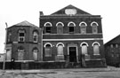 Derelict 1828 New Connexion Methodist Chapel with later Hall addition (left), Scotland Street