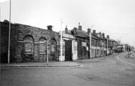 Former James Haynes and Co., Crown Brewery (later Mellowes and Co. Ltd., Crown Sash Works) occupied by Kelvin Scrap and Salvage Co. and Mick Flynn Motorcyles, Langsett Road from the junction of Whitehouse Lane