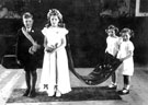 Captain Barry Mills and Queen Carolyn Armitage, May Day 1948, Hucklow Road School Captain Barry Mills and Queen Carolyn Armitage, May Day 1948, Hucklow Road School