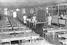 Interior of the Aircraftsmen's canteen during Air Vice-Marshall W.E.Theak, Air Officer Commanding 90 Group Inspection, R.A.F. Norton