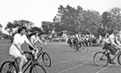 Slow Bicycle Race at R.A.F. Norton Open Day, mid 1950s