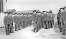 Air Vice-Marshall W.E Theak, Air Officer Commanding 90 Group Inspection, R.A.F. Norton