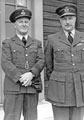 Air Vice-Marshall J.G.W. Weston, Air Officer Commanding 90 Group (right) and Wing Commander Ken A Mummery (left), R.A.F. Norton during A.O.C.'s Inspection 1955 Air Vice-Marshall J.G.W. Weston, Air Officer Commanding 90 Group (right) and Wing Commander Ken A Mummery (left), R.A.F. Norton during A.O.C.'s Inspection 1955