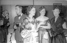 Mess function, R.A.F. Norton mid 1950's with Sally Mummery wife of Wing Commander Ken A Mummery extreme right