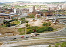 Taken from Park Hill during the construction of Supertram. 