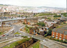 Taken from Park Hill during the construction of Supertram and Park Square