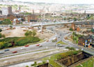 Taken from Park Hill during the construction of Supertram and Park Square