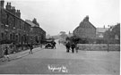 Ridgeway Road at the junction with Hollinshead Road with Church Row Cottages on the left Ridgeway Road at the junction with Hollinshead Road with Church Row Cottages on the left