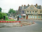 Hunters Bar with Nos. 667, Hart's Wallpaper Stores Ltd., and  669, National Provincial Bank, Ecclesall Road in the background 
