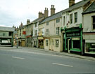 Orchard Street from Leopold Street showing properties including Nos. 37, Orchard Fruit Store; 35, Sally's Pantry; 31, Alex Henry Bortner, jewellers; 29, John Nolan, jeweller and 25,  Museum public house