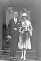 Wedding of John Truswell and Annie Hall. 