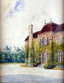 View: v03485 Artists impression of Parkhead House, Ecclesall Road South by C.S.S., June 1921