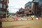 The Wicker looking from Nursery Street towards the Wicker Arches the day after the flood with the Riverside Court Hotel left 